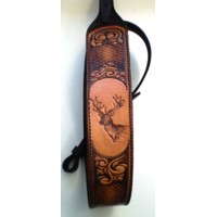 Leather Rifle Sling - Fallow deer