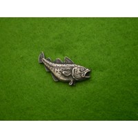 Kovový odznak -ryba